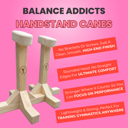 Personalised Handstand Canes + Free Chalk