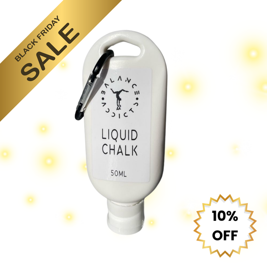 Balance Addicts 50ml Liquid Gymnastics Chalk with Carabiner Clip