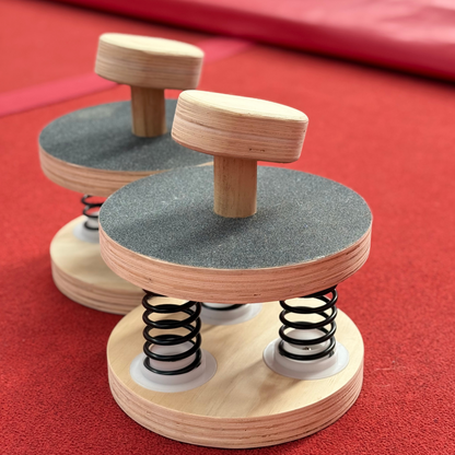 wobble blocks with springs for acro
