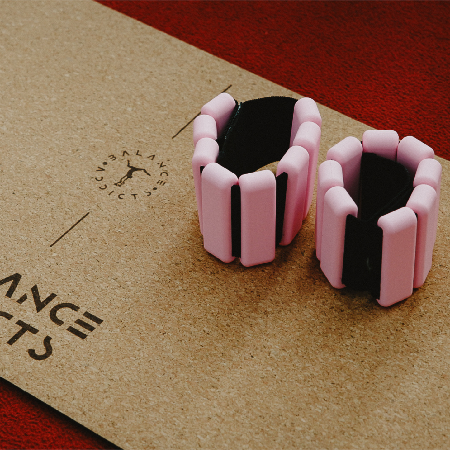 pink ankle weights 0.91kg by balance addicts