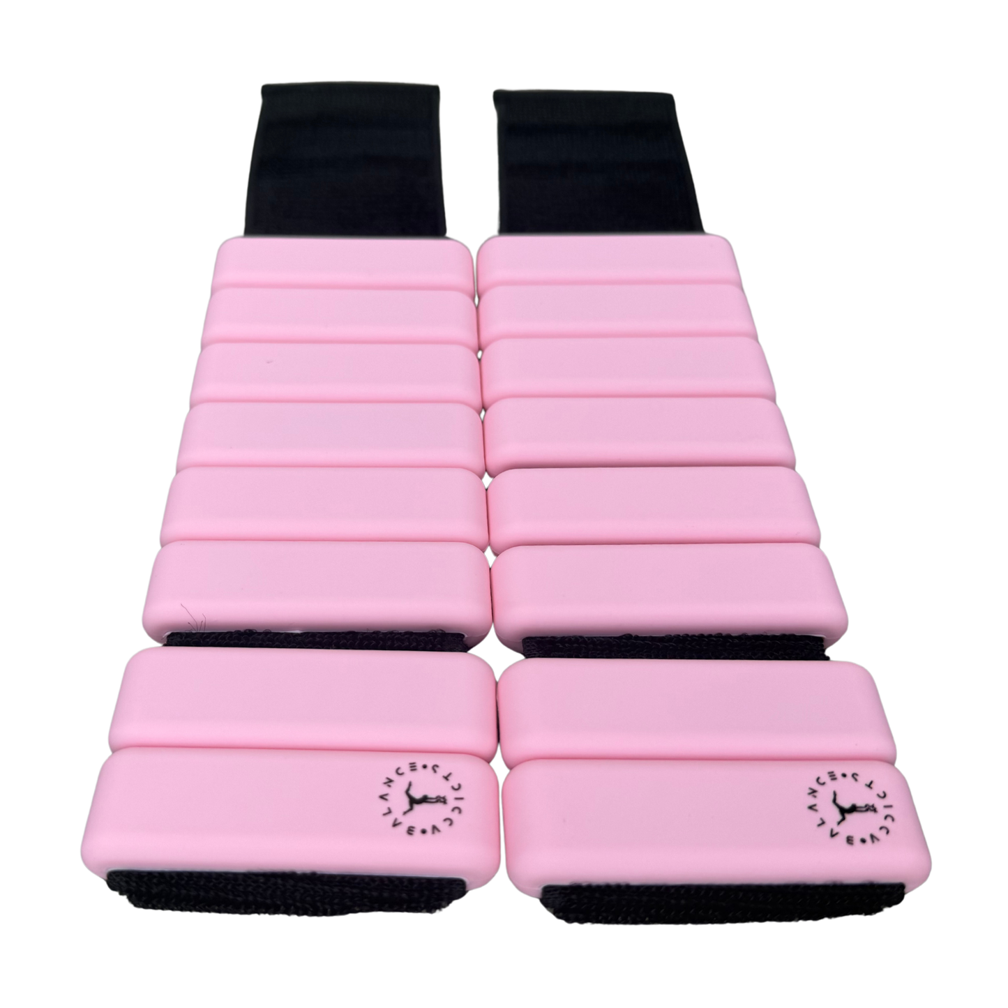 pink gymnastics ankle weights by balance addicts