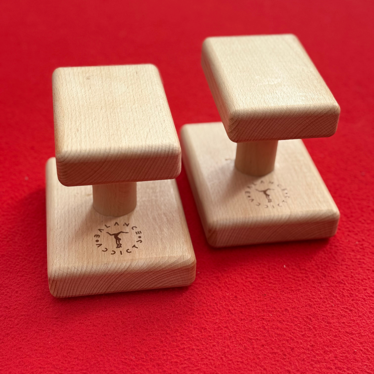 mini handstand canes with raised heads wooden made by balance addicts