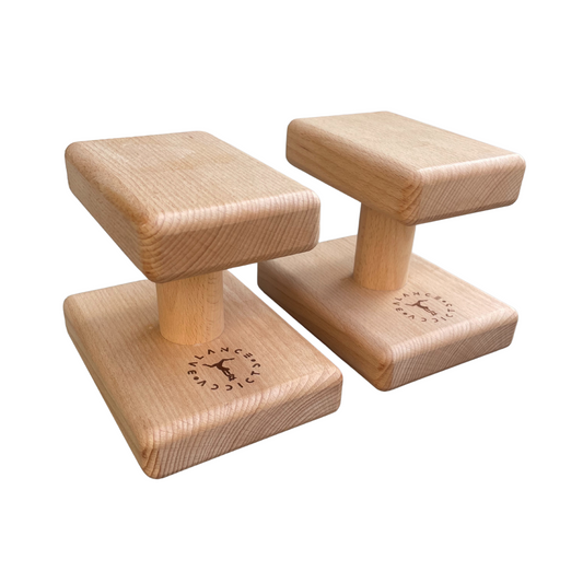 mini wooden handstand pedestals by balance addicts