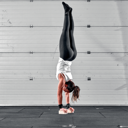 handstand on blocks