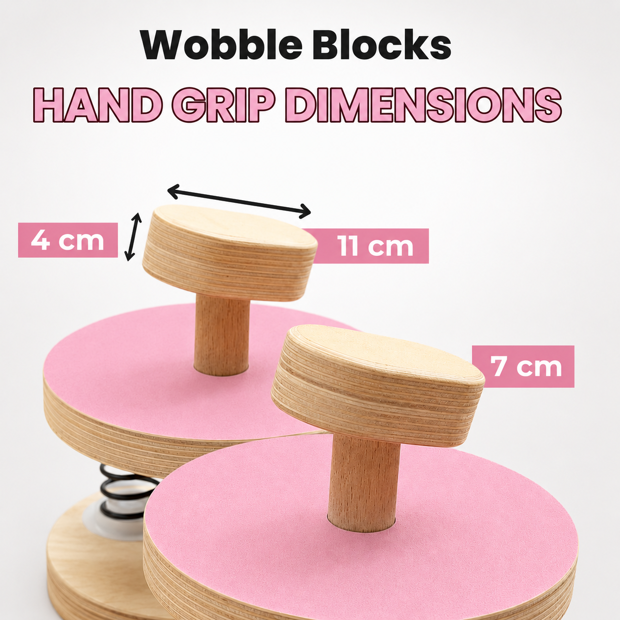 Balance Addicts Handstand Wobble Blocks – Pink