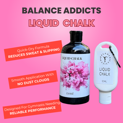 balance addicts liquid chalk for gymnasts  250ml & 50ml